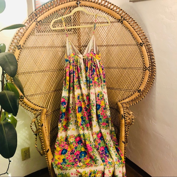 Topshop Petite Floral Maxi Boho Slip Dress - Picture 4 of 8